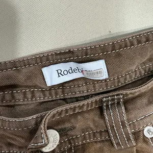 RODEBJER EILEEN RANCH COTTON PANTS IN DARK BROWN Large thumbnail 2