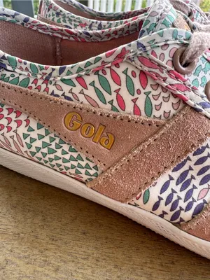 Gola Coaster‎ Liberty SIH Floral Sneakers Women’s US 6 Canvas Suede thumbnail 3
