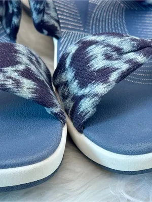 Clarks Cloudsteppers Arla Coast Slide Sandals – Blue – Women’s 8.5 thumbnail 9