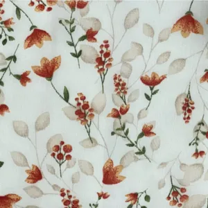Cream Floral Tiered Maxi Dress Size Large thumbnail 2