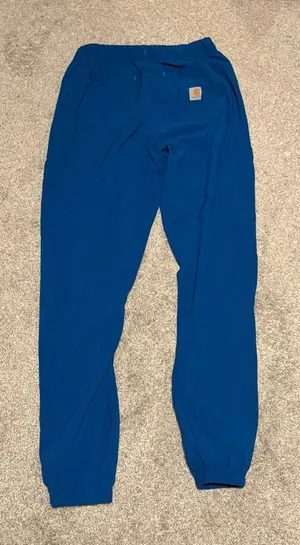 Carhartt Women’s Blue Stretch Jogger Scrub Pants XS Athletic Workwear thumbnail 1