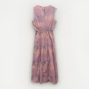 Charter Club Women S Cotton Preppy Party Plaid Midi Baby Shower‎ Pink Blue Dress thumbnail 9