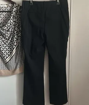 Banana Republic Women’s Martin Fit Stretch Wool Blend Black Office Trousers thumbnail 7