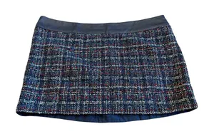 Abercrombie & Fitch Super Short Mini Skirt Wool Plaid Retro Size 10/30 Women's thumbnail 1