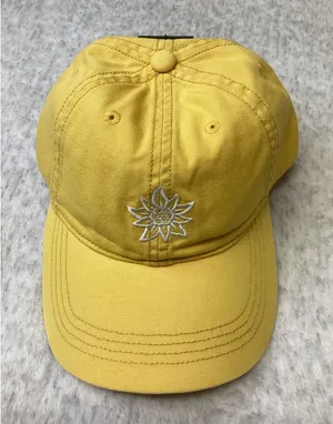 Alpine‎ Design Womens Cotton Washed Cap Golden Sunset Yellow Snapback OSFA thumbnail 1