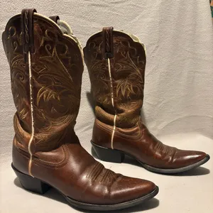 ARIAT Heritage 15728 Women’s Size 7.5B Brown Leather Pointed Toe Western Boots thumbnail 3
