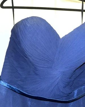 Strapless Royal Blue Dress Size 6 thumbnail 3