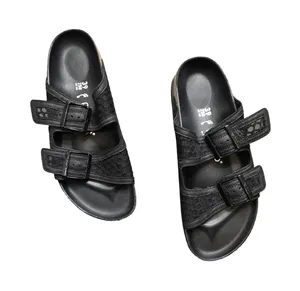 Birkenstock‎ Papillio Arizona Flex Black Platform Sandals Size: 39 thumbnail 1