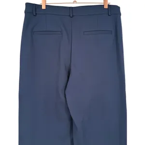 LOFT Womens Palmer Wide Leg Trouser Pants Navy Ponte Size 14 Nautical Preppy thumbnail 7
