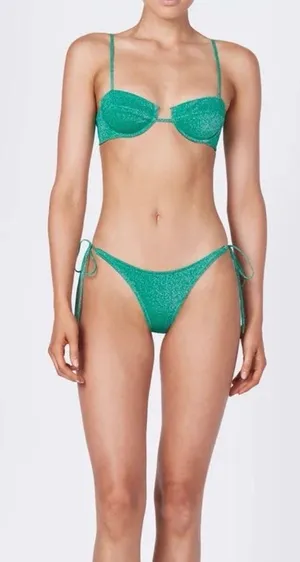 Triangl Bikini Mala Jaded Sparkle Set thumbnail 1