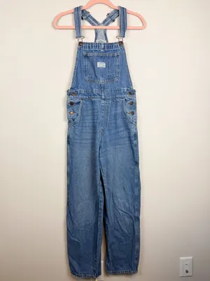 Levi’s Vintage Denim Overalls Straight Leg File Away Size Small thumbnail 4