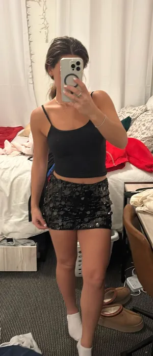 Princess Polly Riego Mini Skirt Black thumbnail 4