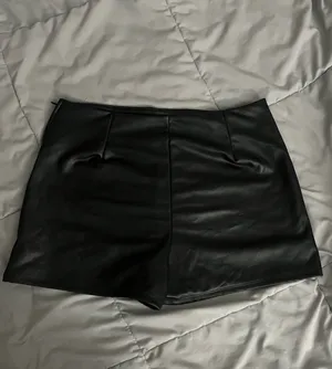 Altar'd State Vegan Leather Skort thumbnail 5