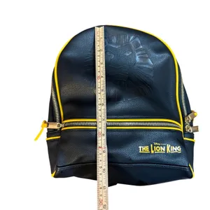 New Disney The Lion King Broadway Musical‎ Mini Backpack Black Yellow Simba thumbnail 7