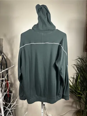 S361. Gymshark Women's Hooded Sweatshirt in Dark Green- fits up to large thumbnail 5