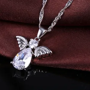 Angel CZ Sterling Silver Jewelry Sets thumbnail 2