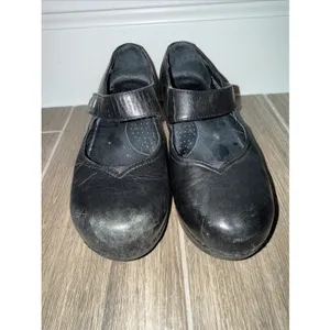 Dansko Tandy Mary Jane Black Leather Women's Shoes Strappy Comfort Clog Sz 36 thumbnail 8
