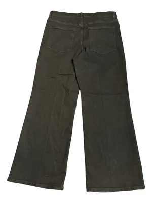 Madewell The Wide-Leg Jean in Super Stretch Denim black women’s Size 32 NWT thumbnail 6