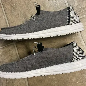 Hey Dude Charcoal Slip-On Shoes thumbnail 4