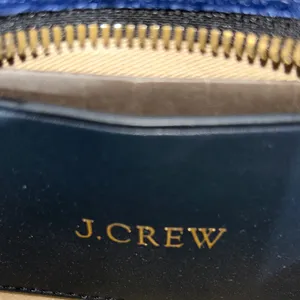 J. Crew Blue Chevron Crossbody Bag thumbnail 5