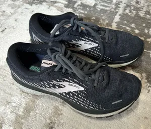 Brooks Women’s Ghost Running Shoes - Black & White thumbnail 1