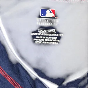 MLB Minnesota Twins Womens Baseball Jersey Shirt Navy Blue White XXL NWT READ thumbnail 3