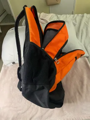 adidas Orange and Black Heights Soccer Backpack thumbnail 5
