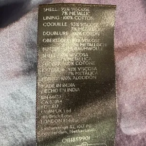 Anthropologie The Somerset Maxi Dress Lurex Edition Medium Plum Dust Shimmer thumbnail 12