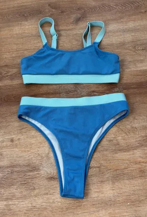 Zaful Bikini Set Blue thumbnail 1