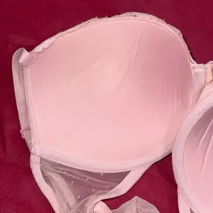 Victoria's Secret Peach Front Close Lace Push Up Underwired Bra Women's Size 34D thumbnail 11