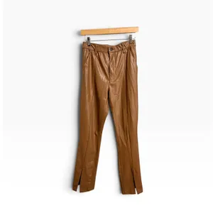 Abercrombie & Fitch The skinny ultra high rise Brown Faux Leather Pants 6S thumbnail 2