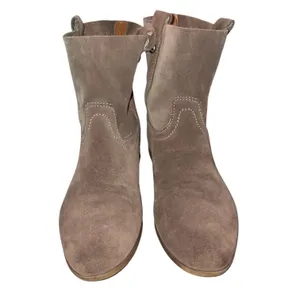 Frye & Co. Taupe Suede Sarah Shortie Slouchy Boots Booties 7.5 thumbnail 2