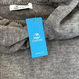 Cupshe Playful Poise  Gray Sweater thumbnail 6