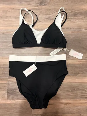 Mimi flamingo bathing suit Black Size L thumbnail 1