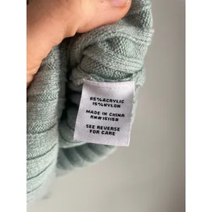 525 America Sage Green Ribbed Knit Sleeveless Cropped Tank Top Sweater Womens XS thumbnail 4