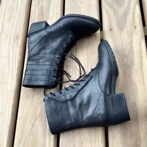 Timberland lace up combat boots🖤🖤🖤 thumbnail 7