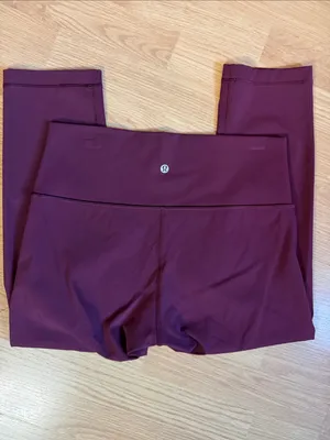 lululemon athletica Kids Burgundy Capri Leggings thumbnail 2