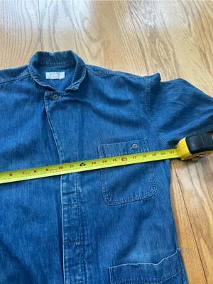 VTG 80s 90s Calvin Klein Sport Denim Jumpsuit Boiler Suit Womens Large Unisex M thumbnail 7