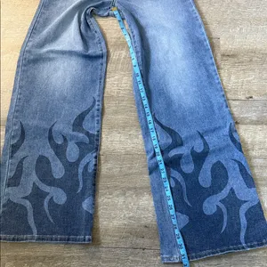 NWT PTCL Ethikal Brand Flame Wide Leg Jeans Size 29 thumbnail 3