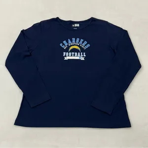 Los Angeles LA Chargers NFL Football Navy Blue Longsleeve T-Shirt Women’s XL thumbnail 1