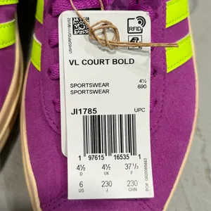 NEW With Tag Adidas VL Court Bold Platform Court Sneakers Shoes 6 thumbnail 6