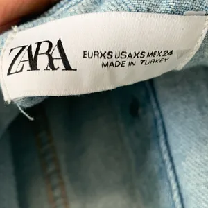 Zara Sky Blue Denim Dress thumbnail 3