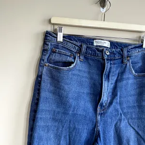 Abercrombie & Fitch the ankle straight ultra high rise blue jeans women's 31‎ thumbnail 2