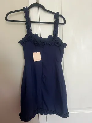 superdown navy mini dress thumbnail 2