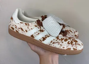 Adidas Samba LT W Cow Print Pony Hair Sneakers NWT 5.5 thumbnail 1