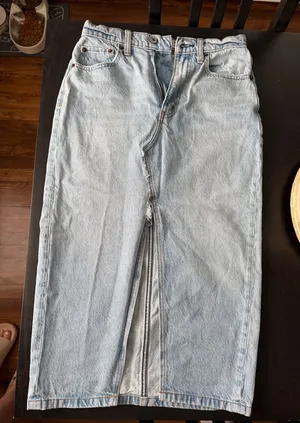 Denim Abercrombie Skirt thumbnail 1
