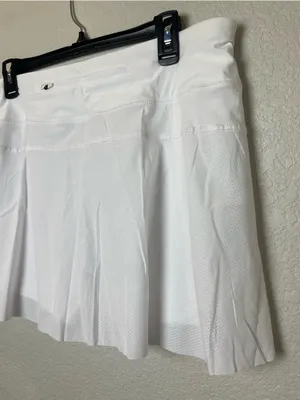 Bnwt! Spyder Women's White Performance Skort Size L thumbnail 9
