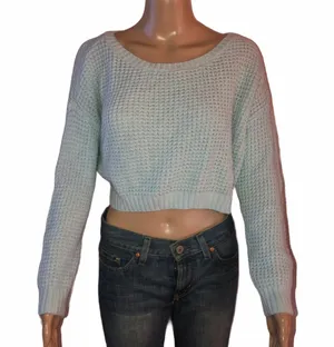 Garage Oversized Cropped Sweater thumbnail 1
