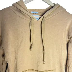 American Eagle Women's Small Hoodie Tan‎ Yellow Legging Fit Comfy Lounge Soft thumbnail 2