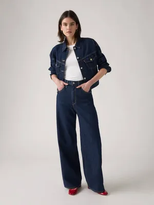 NEW Levi's Cinch Baggy Jean High Rise Dark Wash 30 X 31 Normcore 90s Minimalist thumbnail 10